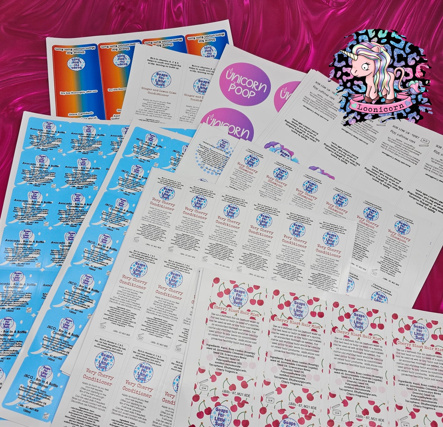 Vinyl Sticker Sheets