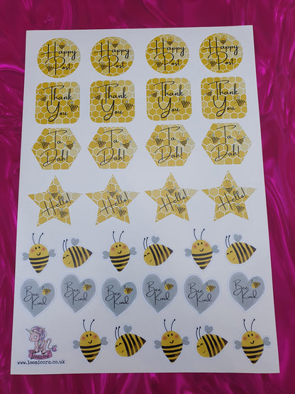 Bee Kind Sticker Sheet