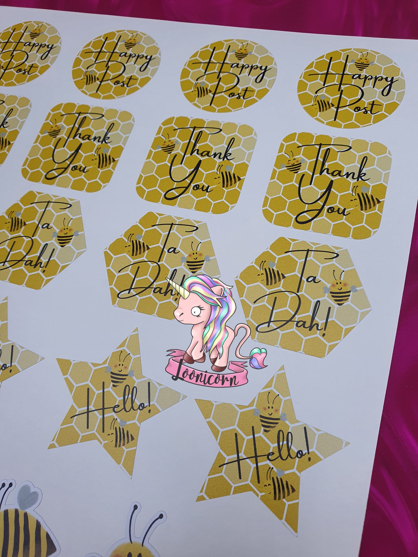 Bee Kind Sticker Sheet