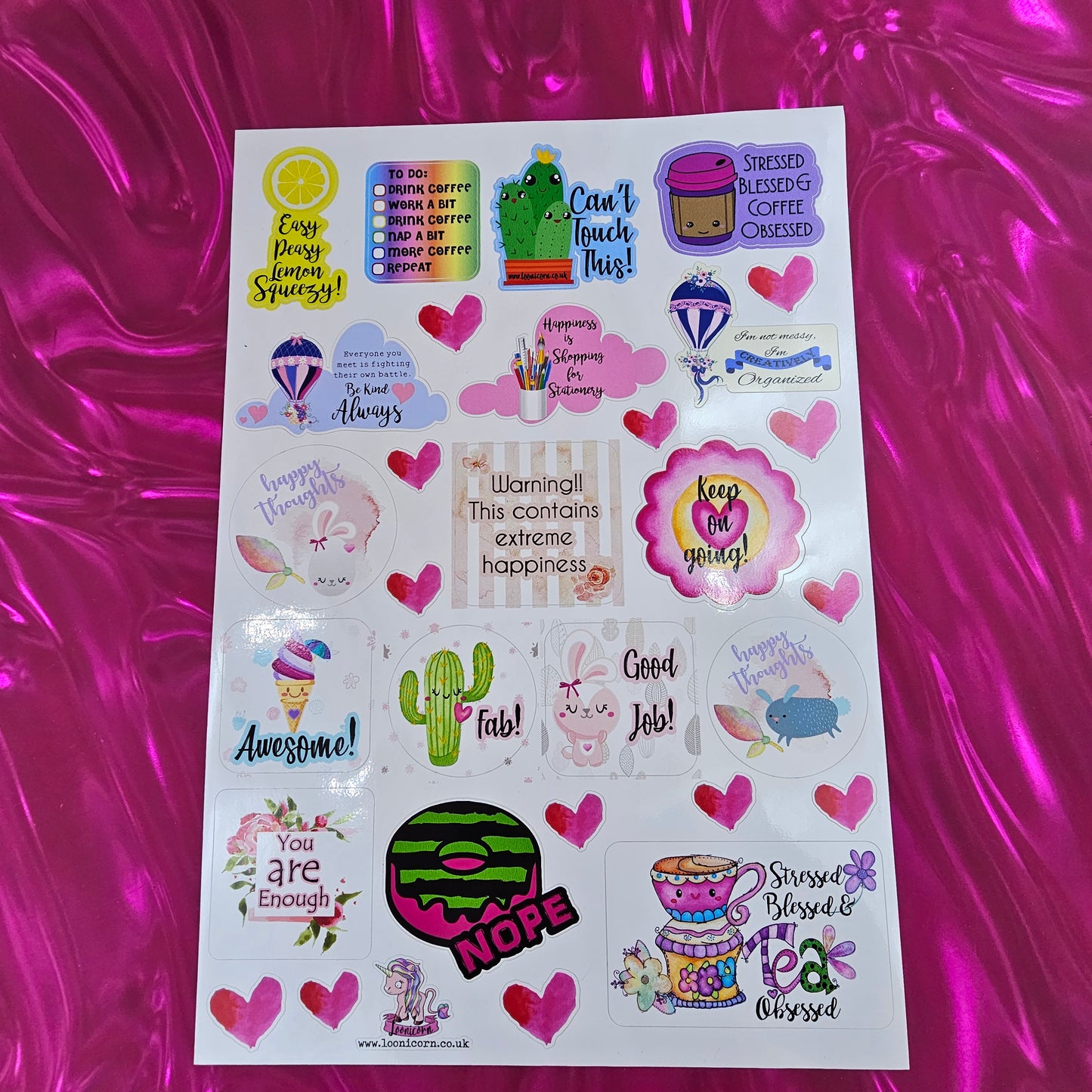 Mixed Design  - Sticker Sheet