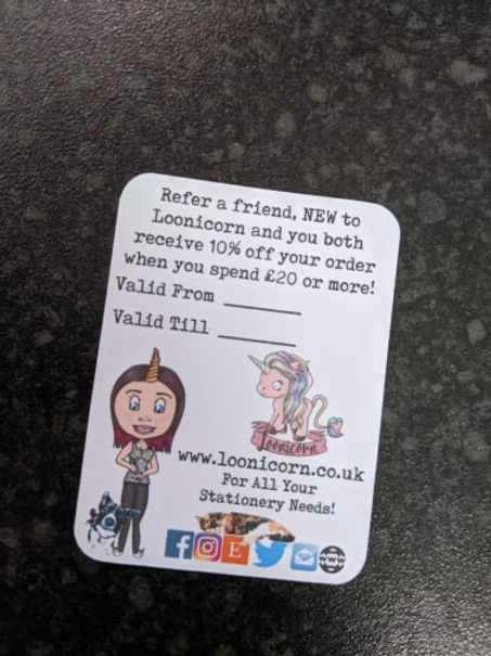 Refer A Friend Cards/Book